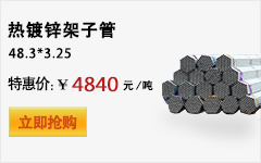 热镀锌架子管48.3*3.25